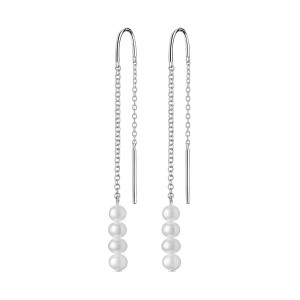 Cercei argint lungi cu lant si perle naturale DiAmanti SK20208E_W-G (Argint 925‰ 1 g.) Cercei argint lungi cu lant si perle naturale DiAmanti SK20208E_W-G (Argint 925‰ 1 g.)